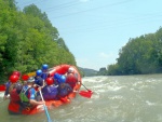 DIVOK RAFTING NA NOCE, ISARCU A PASIRIU, Velmi tepl poas tentokrt naavnilo tyto divok eky na opravdu megavodu. I Kdy jsme vymnili Isel za Mll vbec to nevadilo, Megavoda na Noce a pardn lucht na Pasiriu to dokonale vynahradili. - fotografie 35