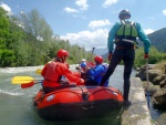 DIVOK RAFTING NA NOCE, ISARCU A PASIRIU, Velmi tepl poas tentokrt naavnilo tyto divok eky na opravdu megavodu. I Kdy jsme vymnili Isel za Mll vbec to nevadilo, Megavoda na Noce a pardn lucht na Pasiriu to dokonale vynahradili. - fotografie 47