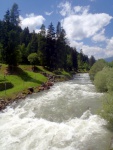 DIVOK RAFTING NA NOCE, ISARCU A PASIRIU, Velmi tepl poas tentokrt naavnilo tyto divok eky na opravdu megavodu. I Kdy jsme vymnili Isel za Mll vbec to nevadilo, Megavoda na Noce a pardn lucht na Pasiriu to dokonale vynahradili. - fotografie 52