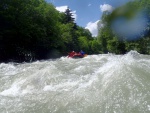 DIVOK RAFTING NA NOCE, ISARCU A PASIRIU, Velmi tepl poas tentokrt naavnilo tyto divok eky na opravdu megavodu. I Kdy jsme vymnili Isel za Mll vbec to nevadilo, Megavoda na Noce a pardn lucht na Pasiriu to dokonale vynahradili. - fotografie 61