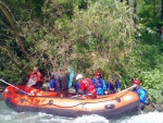 DIVOK RAFTING NA NOCE, ISARCU A PASIRIU, Velmi tepl poas tentokrt naavnilo tyto divok eky na opravdu megavodu. I Kdy jsme vymnili Isel za Mll vbec to nevadilo, Megavoda na Noce a pardn lucht na Pasiriu to dokonale vynahradili. - fotografie 86