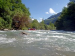 DIVOK RAFTING NA NOCE, ISARCU A PASIRIU, Velmi tepl poas tentokrt naavnilo tyto divok eky na opravdu megavodu. I Kdy jsme vymnili Isel za Mll vbec to nevadilo, Megavoda na Noce a pardn lucht na Pasiriu to dokonale vynahradili. - fotografie 87