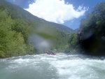 DIVOK RAFTING NA NOCE, ISARCU A PASIRIU, Velmi tepl poas tentokrt naavnilo tyto divok eky na opravdu megavodu. I Kdy jsme vymnili Isel za Mll vbec to nevadilo, Megavoda na Noce a pardn lucht na Pasiriu to dokonale vynahradili. - fotografie 91