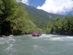 DIVOK RAFTING NA NOCE, ISARCU A PASIRIU, Velmi tepl poas tentokrt naavnilo tyto divok eky na opravdu megavodu. I Kdy jsme vymnili Isel za Mll vbec to nevadilo, Megavoda na Noce a pardn lucht na Pasiriu to dokonale vynahradili. - fotografie 93