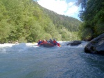 DIVOK RAFTING NA NOCE, ISARCU A PASIRIU, Velmi tepl poas tentokrt naavnilo tyto divok eky na opravdu megavodu. I Kdy jsme vymnili Isel za Mll vbec to nevadilo, Megavoda na Noce a pardn lucht na Pasiriu to dokonale vynahradili. - fotografie 98