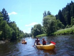 VLTAVA 4 DENN: VY BROD - ZLAT KORUNA, Ndhern poas, pohodov plavba, bjen parta, rum s kolou, Mochito, Krumlov, a ing. Pajda s De Pejrakem, no prost pardika! - fotografie 54