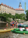 VLTAVA 4 DENN: VY BROD - ZLAT KORUNA, Ndhern poas, pohodov plavba, bjen parta, rum s kolou, Mochito, Krumlov, a ing. Pajda s De Pejrakem, no prost pardika! - fotografie 211