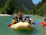 RAFTING SALZA a ENNS, Tato tolik oblben akce opt nemla chybu: poas super, prma lidi, pkn voda a do toho hic, slunce, sud Plzeskho piva a steaky..... - fotografie 3