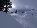 DACHSTEIN - SKIALPOV KLASIKA 2016, Poas jako na horch, vech 7 druh (od 5 min vichice a po sluncem prozenou sobotu, a v nedli jsme byli jak v laboratoi alpskho poas, a vidli, jak se pomalu bl fronta). Pro nepznivou l - fotografie 4