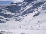 DACHSTEIN - SKIALPOV KLASIKA 2016, Poas jako na horch, vech 7 druh (od 5 min vichice a po sluncem prozenou sobotu, a v nedli jsme byli jak v laboratoi alpskho poas, a vidli, jak se pomalu bl fronta). Pro nepznivou l - fotografie 24