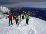 DACHSTEIN - SKIALPOV KLASIKA 2016, Poas jako na horch, vech 7 druh (od 5 min vichice a po sluncem prozenou sobotu, a v nedli jsme byli jak v laboratoi alpskho poas, a vidli, jak se pomalu bl fronta). Pro nepznivou l - fotografie 46