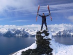 SKIALP V NORSKU NAD FJORDY 2016, Praan, slunce, sauna, koupn v moi, ndhern try pmo od moe a s vhledy na fjordy, skvl parta... - fotografie 33