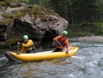 Perly alpskch ek - kvten 2006, Jeden z nejoblbenjch raftovch zjezd do Rakouska a Slovinska opt nezklamal. Krsn poas, tuln kemp a tyrkysov, kilov ist voda s kulisou vpencovch tt Alp. - fotografie 19