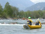 Perly alpskch ek - kvten 2006, Jeden z nejoblbenjch raftovch zjezd do Rakouska a Slovinska opt nezklamal. Krsn poas, tuln kemp a tyrkysov, kilov ist voda s kulisou vpencovch tt Alp. - fotografie 123