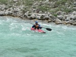 Perly alpskch ek - kvten 2006, Jeden z nejoblbenjch raftovch zjezd do Rakouska a Slovinska opt nezklamal. Krsn poas, tuln kemp a tyrkysov, kilov ist voda s kulisou vpencovch tt Alp. - fotografie 232