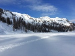 TOTES GEBIRGE 2018, TOTLN MASAKR! Pedpov byla nic moc a navc avizovala velk mrazy. a co z toho bylo? Praan, azuro, pardn 3 try, prost skialpov pochrochtn. - fotografie 14