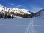 TOTES GEBIRGE 2018, TOTLN MASAKR! Pedpov byla nic moc a navc avizovala velk mrazy. a co z toho bylo? Praan, azuro, pardn 3 try, prost skialpov pochrochtn. - fotografie 19