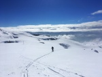 TOTES GEBIRGE 2018, TOTLN MASAKR! Pedpov byla nic moc a navc avizovala velk mrazy. a co z toho bylo? Praan, azuro, pardn 3 try, prost skialpov pochrochtn. - fotografie 38