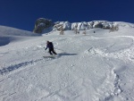 TOTES GEBIRGE 2018, TOTLN MASAKR! Pedpov byla nic moc a navc avizovala velk mrazy. a co z toho bylo? Praan, azuro, pardn 3 try, prost skialpov pochrochtn. - fotografie 86