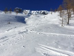 TOTES GEBIRGE 2018, TOTLN MASAKR! Pedpov byla nic moc a navc avizovala velk mrazy. a co z toho bylo? Praan, azuro, pardn 3 try, prost skialpov pochrochtn. - fotografie 88