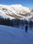 TOTES GEBIRGE 2018, TOTLN MASAKR! Pedpov byla nic moc a navc avizovala velk mrazy. a co z toho bylo? Praan, azuro, pardn 3 try, prost skialpov pochrochtn. - fotografie 100