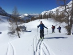 TOTES GEBIRGE 2018, TOTLN MASAKR! Pedpov byla nic moc a navc avizovala velk mrazy. a co z toho bylo? Praan, azuro, pardn 3 try, prost skialpov pochrochtn. - fotografie 125