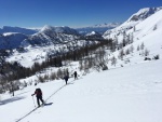 TOTES GEBIRGE 2018, TOTLN MASAKR! Pedpov byla nic moc a navc avizovala velk mrazy. a co z toho bylo? Praan, azuro, pardn 3 try, prost skialpov pochrochtn. - fotografie 127