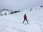 SKIALP ARNA RIEDINGTAL, Krsn zima jako v pohdce, jen kdyby v sobotu tolik nefielo. A stejn jsme dali vrchol. A nedln tra na praanovou louku za bezvt a dobr viditelnosti byla za odmnu. - fotografie 18