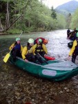 Rafting v Totes Gebirge, Leh raftingov akce na dvou hezkch ekch. Po sobotnm slunky sice zaprelo, ale vt voda na Steyru byla vemi jednoznan pivtna... - fotografie 10