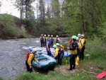 Rafting v Totes Gebirge, Leh raftingov akce na dvou hezkch ekch. Po sobotnm slunky sice zaprelo, ale vt voda na Steyru byla vemi jednoznan pivtna... - fotografie 12