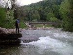 Rafting v Totes Gebirge, Leh raftingov akce na dvou hezkch ekch. Po sobotnm slunky sice zaprelo, ale vt voda na Steyru byla vemi jednoznan pivtna... - fotografie 13