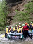 Rafting v Totes Gebirge, Leh raftingov akce na dvou hezkch ekch. Po sobotnm slunky sice zaprelo, ale vt voda na Steyru byla vemi jednoznan pivtna... - fotografie 27