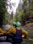 Rafting v Totes Gebirge, Leh raftingov akce na dvou hezkch ekch. Po sobotnm slunky sice zaprelo, ale vt voda na Steyru byla vemi jednoznan pivtna... - fotografie 52