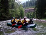 Rafting v Totes Gebirge, Leh raftingov akce na dvou hezkch ekch. Po sobotnm slunky sice zaprelo, ale vt voda na Steyru byla vemi jednoznan pivtna... - fotografie 54