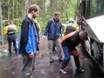 Rafting v Totes Gebirge, Leh raftingov akce na dvou hezkch ekch. Po sobotnm slunky sice zaprelo, ale vt voda na Steyru byla vemi jednoznan pivtna... - fotografie 83