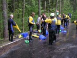 Rafting v Totes Gebirge, Leh raftingov akce na dvou hezkch ekch. Po sobotnm slunky sice zaprelo, ale vt voda na Steyru byla vemi jednoznan pivtna... - fotografie 86