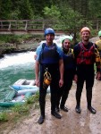 Rafting v Totes Gebirge, Leh raftingov akce na dvou hezkch ekch. Po sobotnm slunky sice zaprelo, ale vt voda na Steyru byla vemi jednoznan pivtna... - fotografie 110