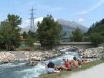 Super rafting ve Francii, Isre a Ubaye - klenoty evropskho raftingu s kulisou ledovcovch tytiscovek, teplo a pohoda. - fotografie 20