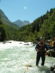 Super rafting ve Francii, Isre a Ubaye - klenoty evropskho raftingu s kulisou ledovcovch tytiscovek, teplo a pohoda. - fotografie 45