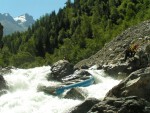 Super rafting ve Francii, Isre a Ubaye - klenoty evropskho raftingu s kulisou ledovcovch tytiscovek, teplo a pohoda. - fotografie 47