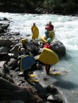 Super rafting ve Francii, Isre a Ubaye - klenoty evropskho raftingu s kulisou ledovcovch tytiscovek, teplo a pohoda. - fotografie 64