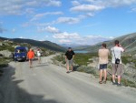 Norsko 2006, Ndhern, pro Norsko ne pln typick poas, vstup na nejvy horu severn Evropy, vyjka  na motorovch lunech Geirangerfjordem, pdlovn v peejch norsk krlovny raftingu Sjoi a spousta dal - fotografie 153