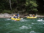 Podzimn RAFTING pod Grossglocknerem, Posledn zahranin rafting sezony 2006 se skuten vydail. Pohodln autobus, slunen a nebvale tepl poas, navc skvle vychytan voda. PROST PARDA NA ZVR SEZONY. - fotografie 36