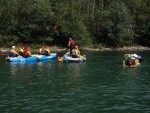 Podzimn RAFTING pod Grossglocknerem, Posledn zahranin rafting sezony 2006 se skuten vydail. Pohodln autobus, slunen a nebvale tepl poas, navc skvle vychytan voda. PROST PARDA NA ZVR SEZONY. - fotografie 88