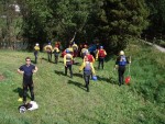 Podzimn RAFTING pod Grossglocknerem, Posledn zahranin rafting sezony 2006 se skuten vydail. Pohodln autobus, slunen a nebvale tepl poas, navc skvle vychytan voda. PROST PARDA NA ZVR SEZONY. - fotografie 94