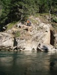 Podzimn RAFTING pod Grossglocknerem, Posledn zahranin rafting sezony 2006 se skuten vydail. Pohodln autobus, slunen a nebvale tepl poas, navc skvle vychytan voda. PROST PARDA NA ZVR SEZONY. - fotografie 121