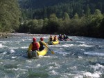 Podzimn RAFTING pod Grossglocknerem, Posledn zahranin rafting sezony 2006 se skuten vydail. Pohodln autobus, slunen a nebvale tepl poas, navc skvle vychytan voda. PROST PARDA NA ZVR SEZONY. - fotografie 150