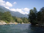 Podzimn RAFTING pod Grossglocknerem, Posledn zahranin rafting sezony 2006 se skuten vydail. Pohodln autobus, slunen a nebvale tepl poas, navc skvle vychytan voda. PROST PARDA NA ZVR SEZONY. - fotografie 156