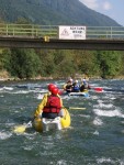 Podzimn RAFTING pod Grossglocknerem, Posledn zahranin rafting sezony 2006 se skuten vydail. Pohodln autobus, slunen a nebvale tepl poas, navc skvle vychytan voda. PROST PARDA NA ZVR SEZONY. - fotografie 163