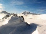 Nzk Taury na skialpech, Alpsk poas tentokrt ukzalo vechny sv tve, od mraziv ledovho slunce, pes alpskou horskou boui s vichic, a po usmvav slunen den. Take jako obvykle dky Alponoi :-) - fotografie 92